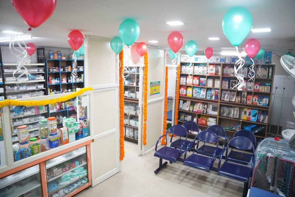 First Care Clinic doctor consultation room and patient waiting lounge
